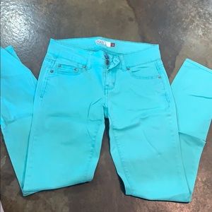 Teal Skinny Jeans